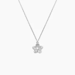 Collier Reem Argent Blanc Oxyde De Zirconium