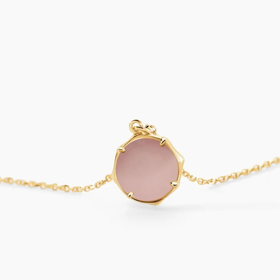 Collier Reflets Pop Or Jaune Calcédoine