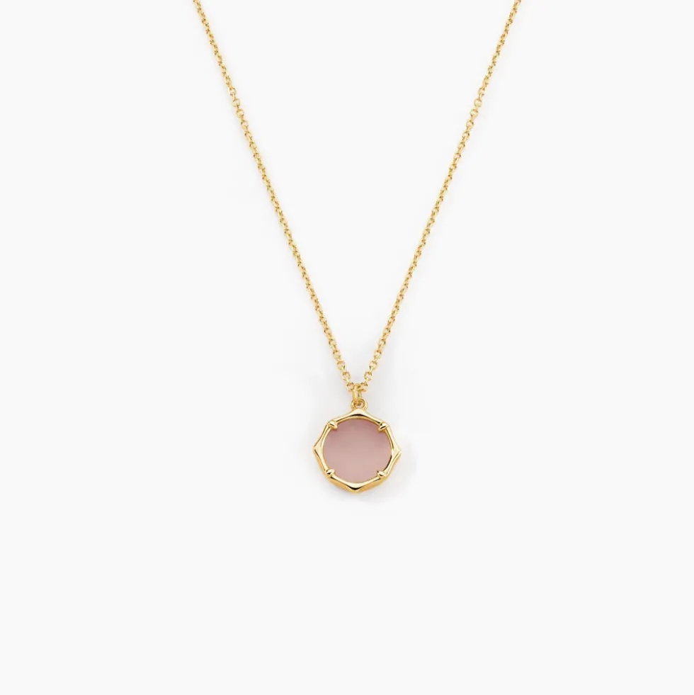Collier Reflets Pop Or Jaune Calcédoine