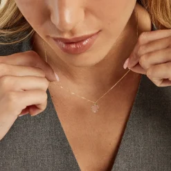 Collier Reflets Pop Or Jaune Calcédoine