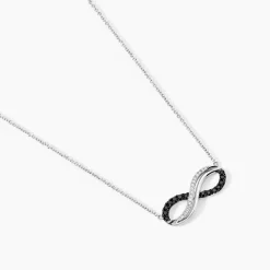 Collier Rejane Or Blanc Diamant