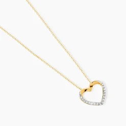 Collier Rhodia Or Jaune Diamant