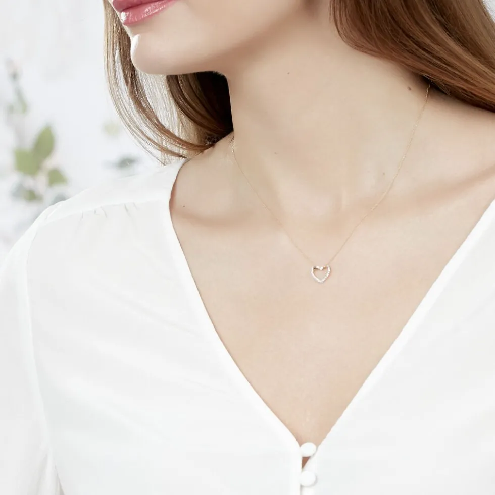 Collier Rhodia Or Jaune Diamant