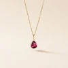 Collier Rhodolite Fever Or Jaune Rhodolite