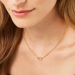 Collier Ria Acier Jaune