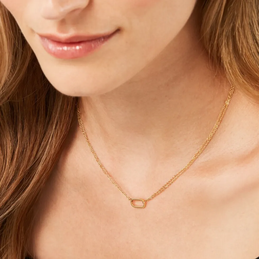 Collier Ria Acier Jaune