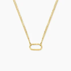 Collier Ria Acier Jaune