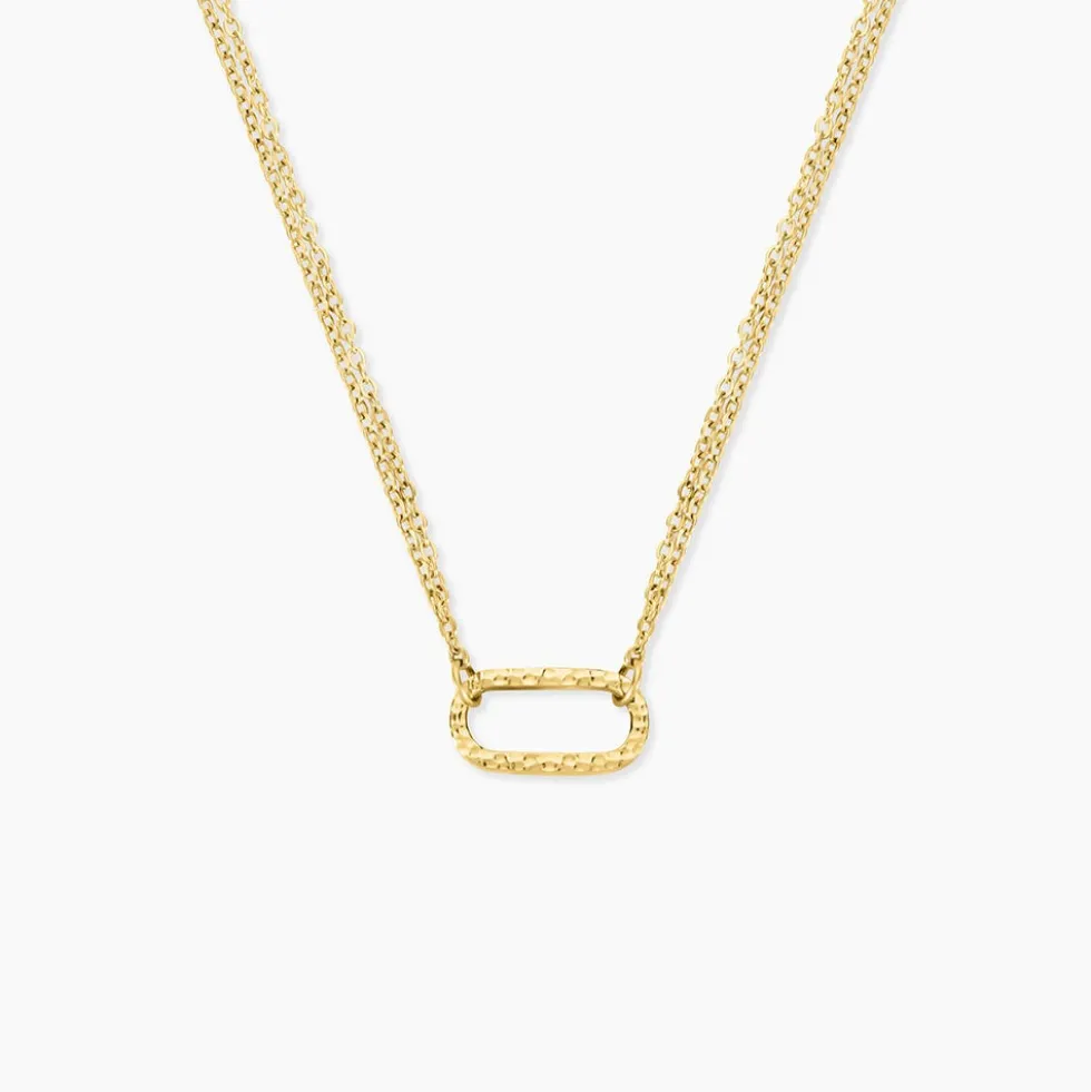 Collier Ria Acier Jaune