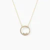 Collier Rodica Or Jaune Oxyde De Zirconium
