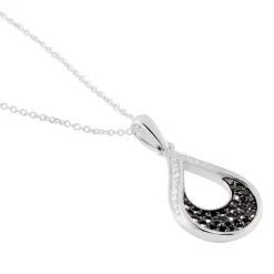 Collier Romanne Or Blanc Diamant