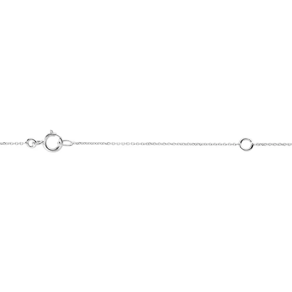 Collier Romanne Or Blanc Diamant