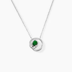 Collier Romea Argent Blanc Oxyde De Zirconium