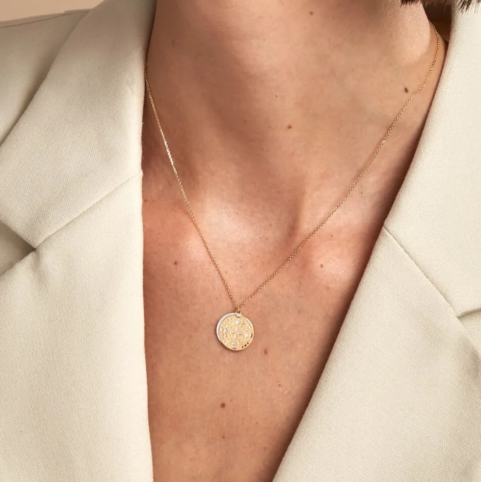 Collier Rosalya Or Jaune Nacre