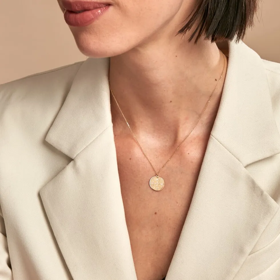Collier Rosalya Or Jaune Nacre