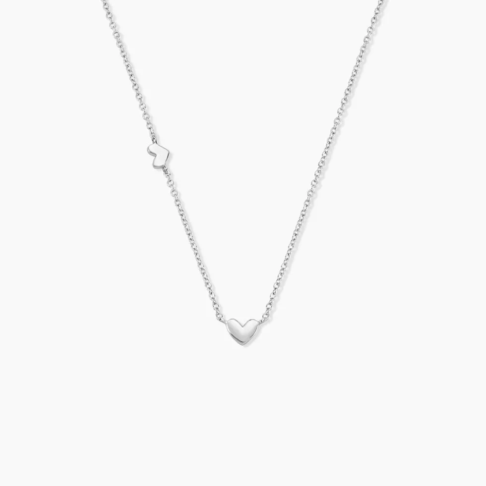 Collier Rosamee Argent Blanc