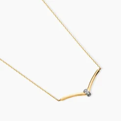 Collier Rosmerta Or Jaune Diamant