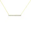 Collier Sahteene Or Jaune Diamant