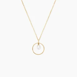 Collier Salvine Or Jaune Perle De Culture