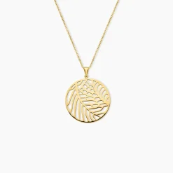 Collier Sautoir Acier Doré Jami