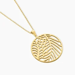 Collier Sautoir Acier Doré Jami