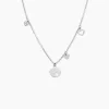 Collier Seyma Argent Blanc Oxyde De Zirconium