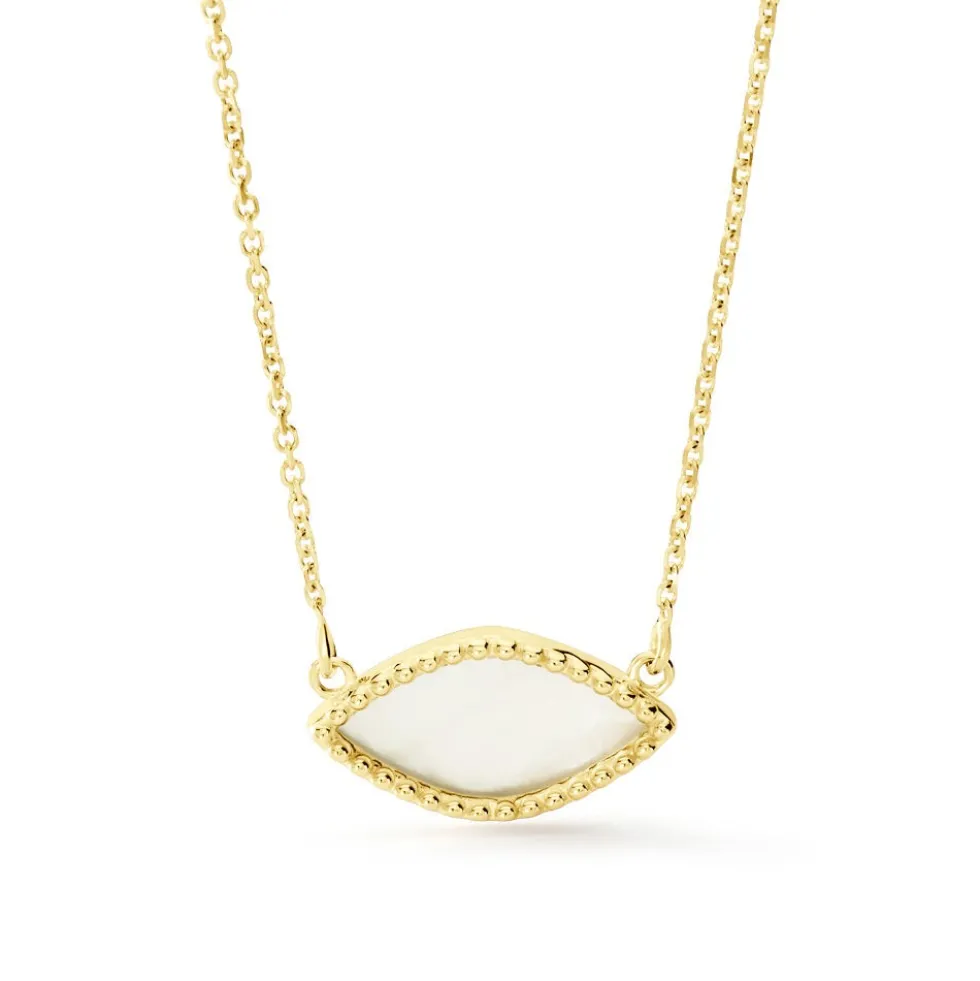Collier Silma Or Jaune Nacre