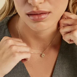 Collier Soleil Eternel Or Jaune