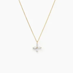 Collier Stellia Or Jaune Oxyde De Zirconium