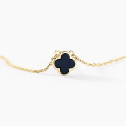Collier Stellya Or Jaune Onyx