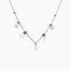 Collier Suzanna Argent Blanc