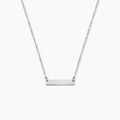 Collier Suzeanne Argent Blanc