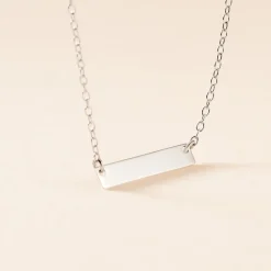 Collier Suzeanne Argent Blanc