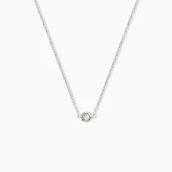 Collier Sylvette Argent Blanc Oxyde De Zirconium