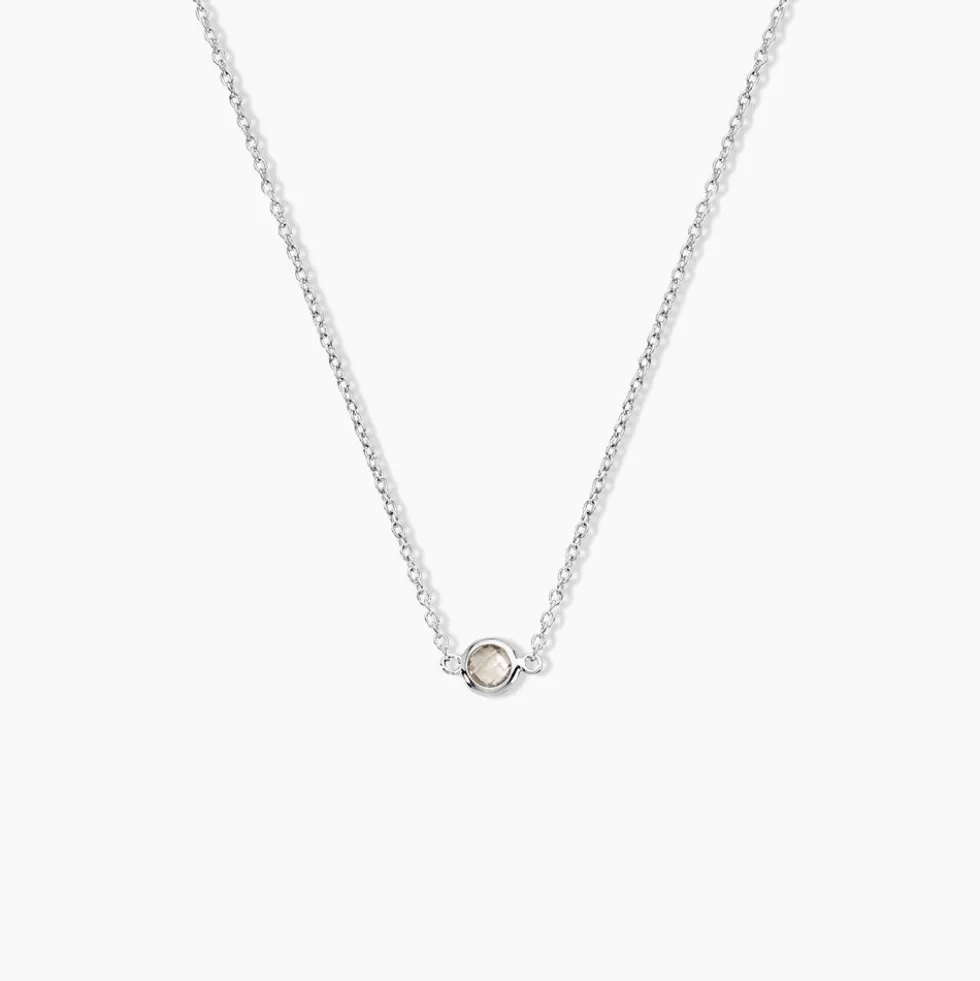 Collier Sylvette Argent Blanc Oxyde De Zirconium