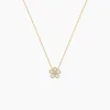 Collier Talie Or Jaune Oxyde De Zirconium