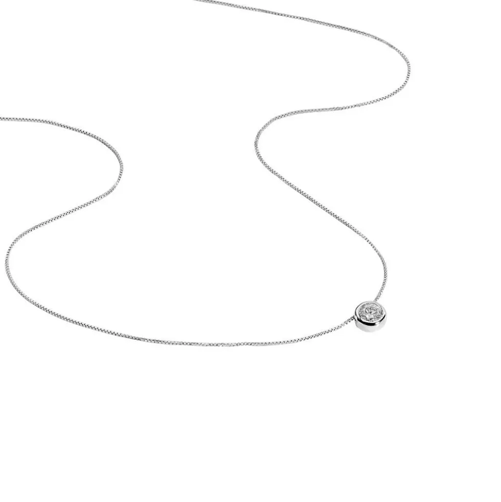 Collier Talya Argent Blanc Oxyde De Zirconium
