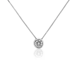 Collier Talya Argent Blanc Oxyde De Zirconium