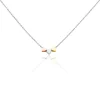 Collier Tania Argent Tricolore