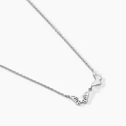 Collier Thecla Argent Blanc Oxyde De Zirconium