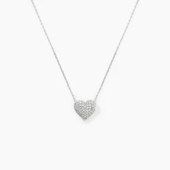 Collier Ti Amo Or Blanc Diamant