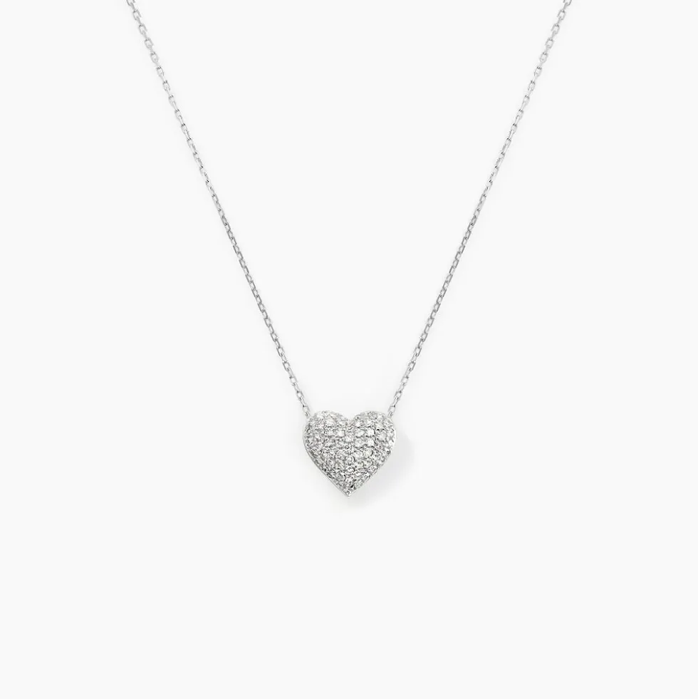 Collier Ti Amo Or Blanc Diamant