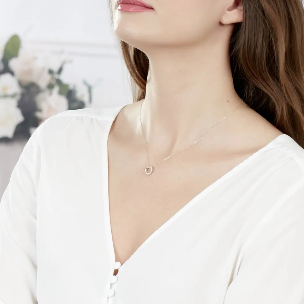 Collier Tiara Or Tricolore Diamant