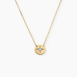 Collier Titus Or Jaune Diamant