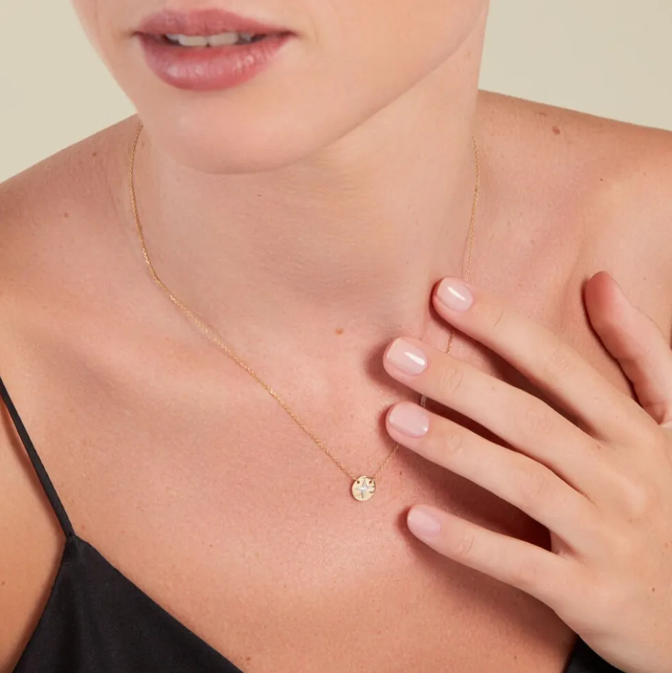 Collier Titus Or Jaune Diamant
