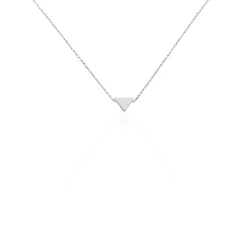 Collier Trilia Argent Blanc