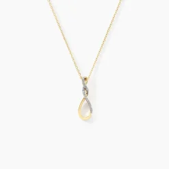 Collier Tunder Or Jaune Diamant