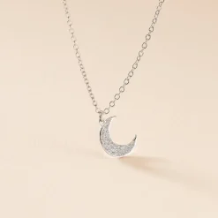 Collier Twiggy Argent Blanc