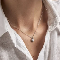 Collier Ulyssia Argent Blanc Oxyde De Zirconium