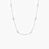 Collier Vashti Argent Blanc Oxyde De Zirconium