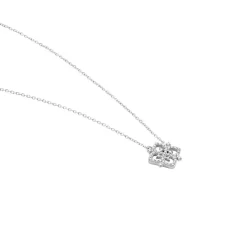 Collier Vasya Or Blanc Diamant